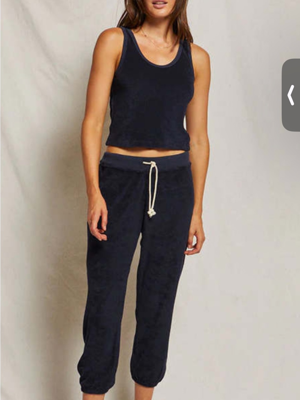 perfectwhitetee Terry gogo Jogger Set